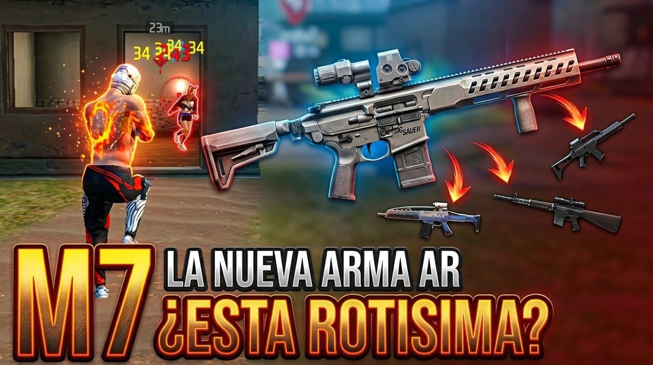 La nueva M7 de Free Fire pone a prueba tu puntería: cómo controlar su retroceso y aprovecharla